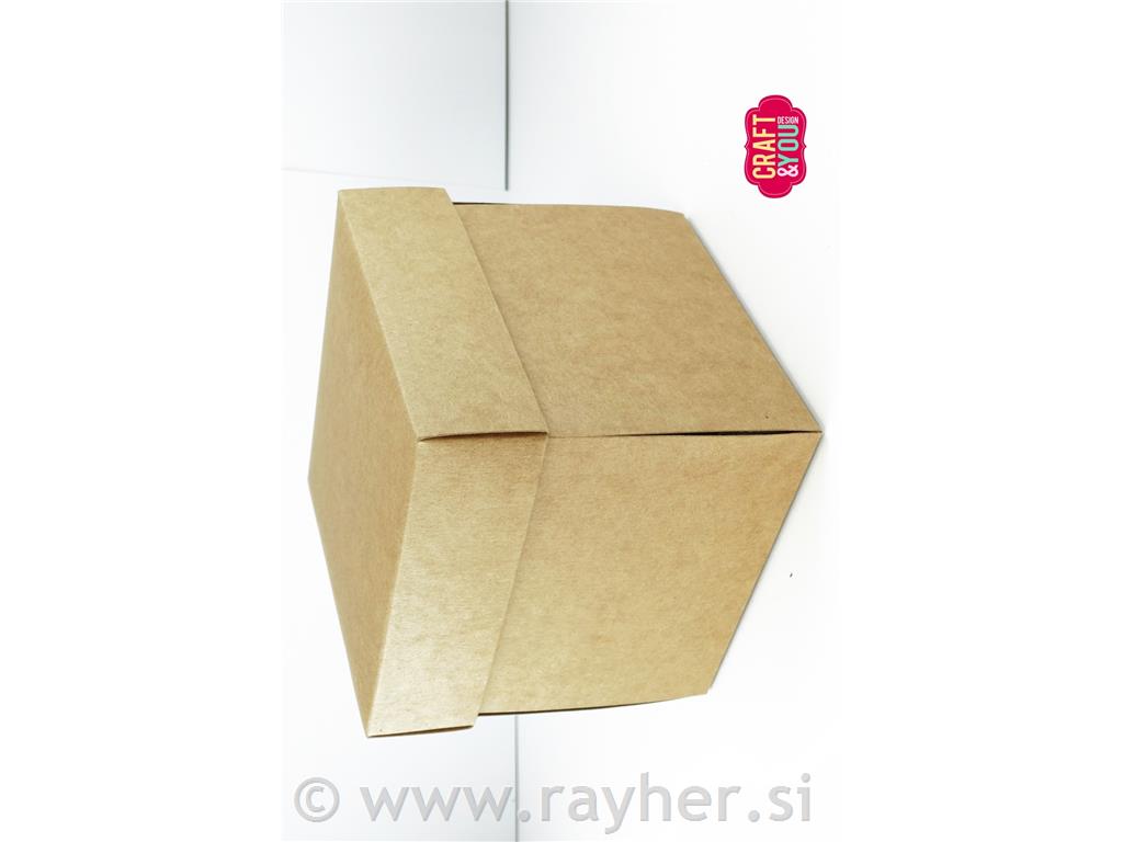 Exploding Box, set5, 10x10cm, Kraft