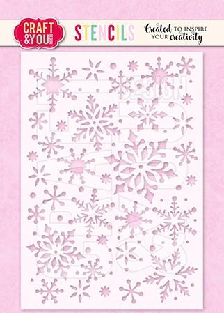 Matrica Snowflakes A6