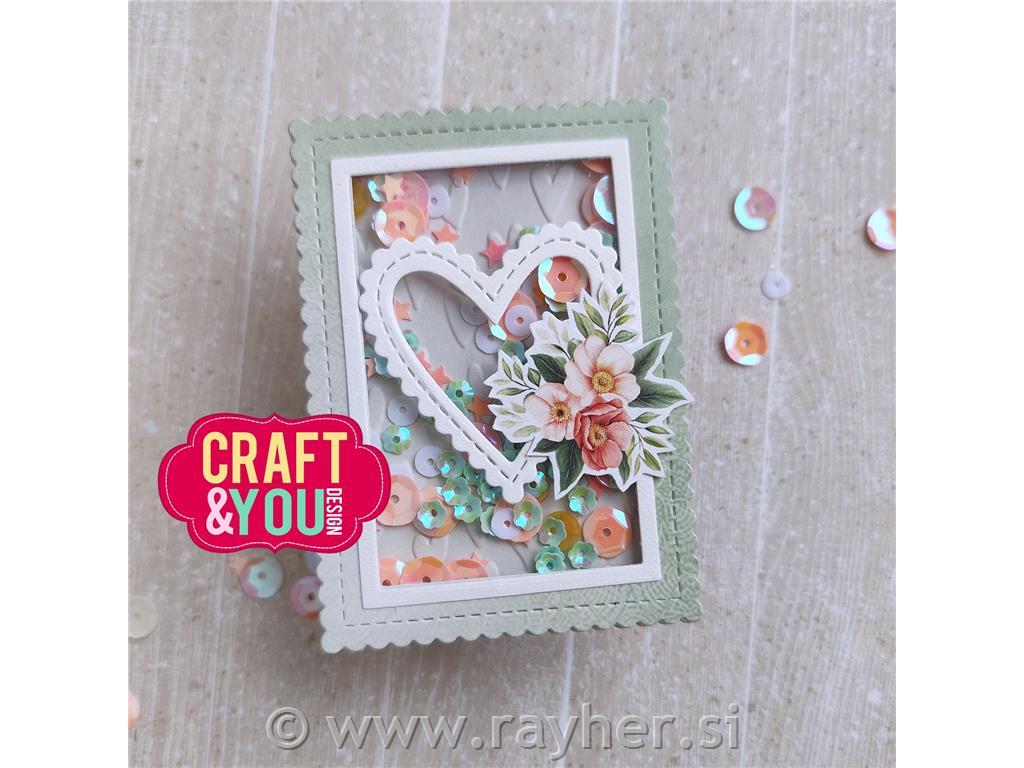Rezači Biscuit Frame Hearts