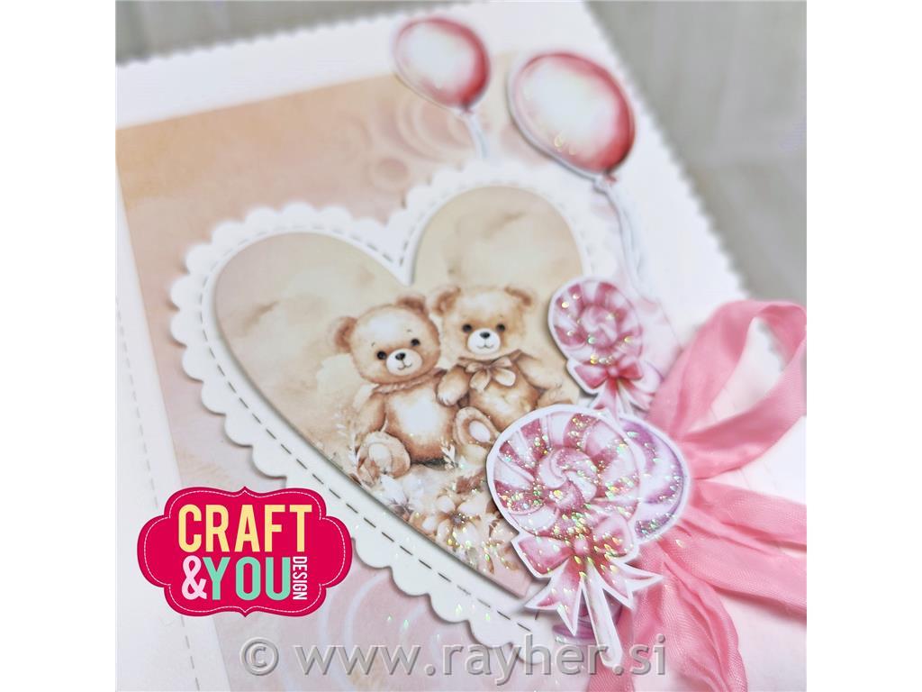 Rezači Biscuit Frame Hearts