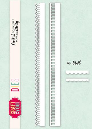 Rezači Doily Borders, set 2