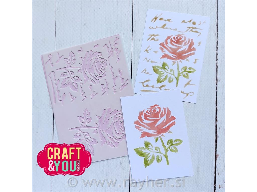 Matrica Rose A6