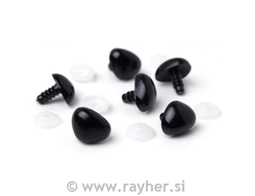 Nos plastični, životinjski, 18 mm, 6 kom