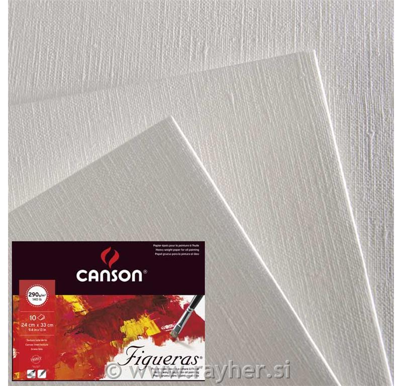 Blok Canson Figueras 24x33 cm 290 g, 10