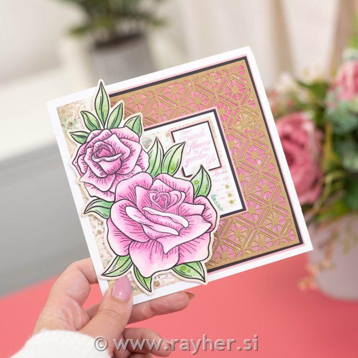 Rezač i pečat Rose Bouquet