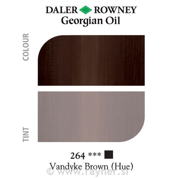 Uljana boja Georgian 38ml, Vandyke Brown(imit)
