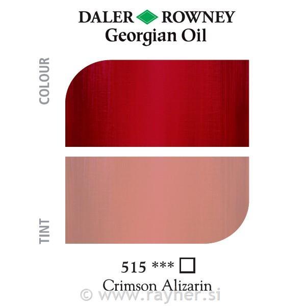 Uljana boja Georgian 38ml, Alizarin Crimson