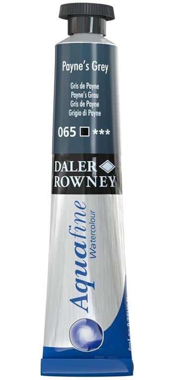 Akvarel boja, Aquafine 8 ml, Paynes Grey
