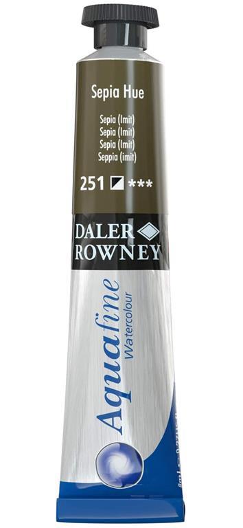 Akvarel boja, Aquafine 8 ml, Sepia Hue
