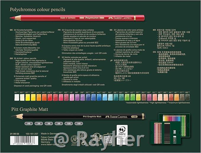 Bojice Polychromos + Olovke Graphite Matt set 40