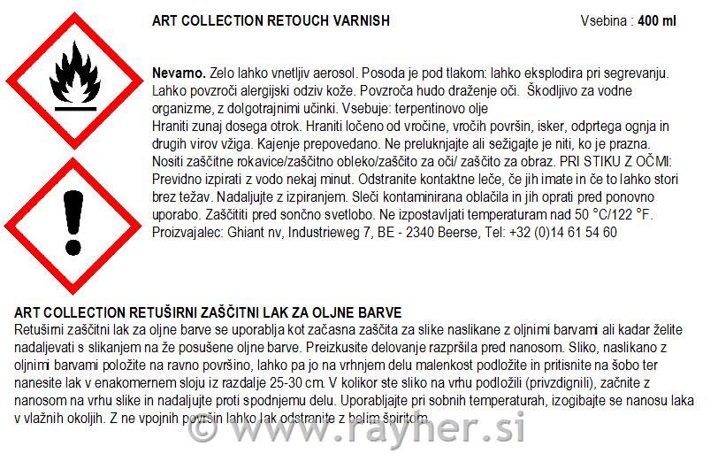GHIANTretuširajući završni lak, 400 ml