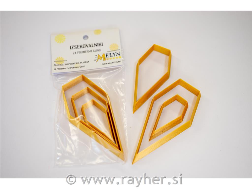 Rezači diamant 43-85 mm set 3