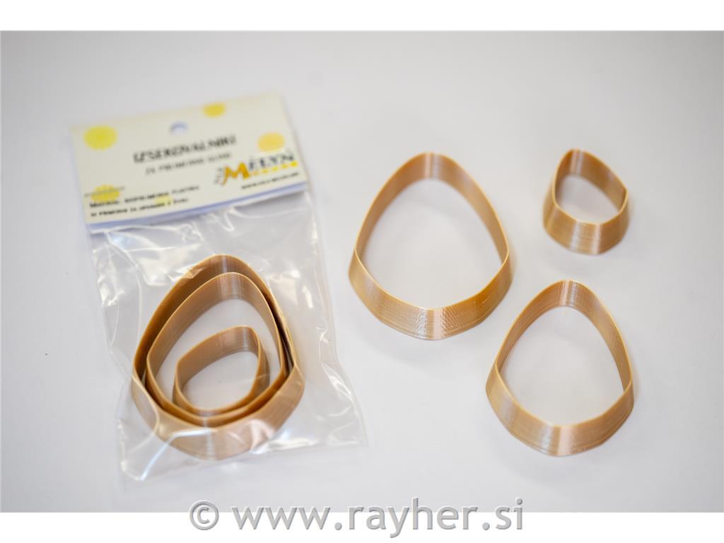 Rezači jaje 30-60 mm set 3