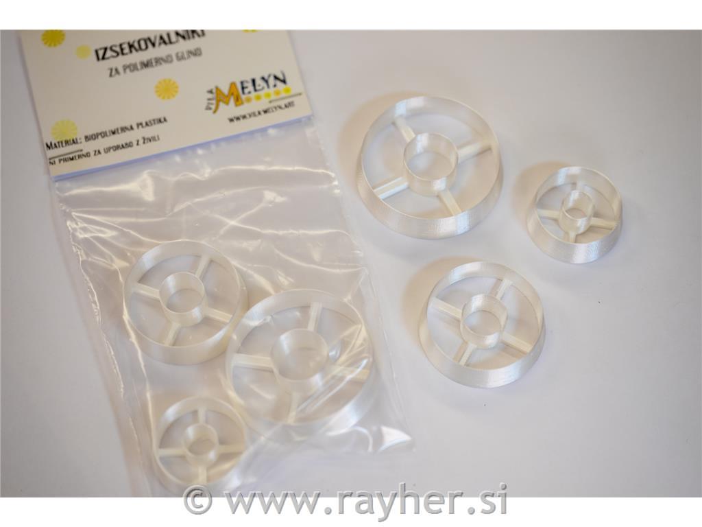 Rezači krafna 30-50 mm set 3