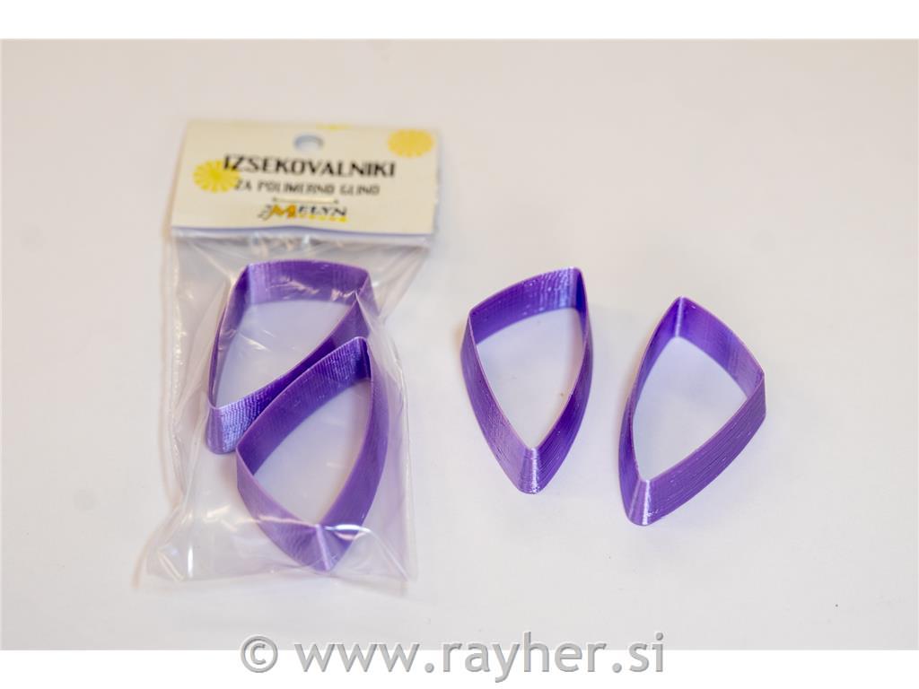 Rezači trokut L+D 20 mm set 2