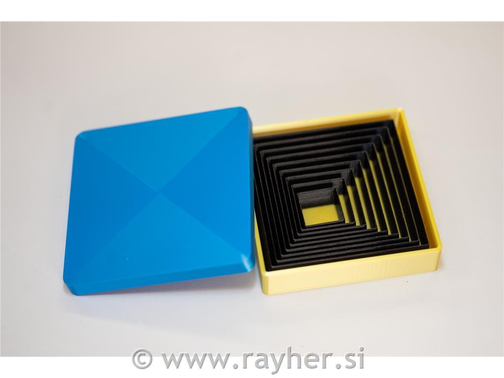 Rezači kvadrat 16-64 mm set 9