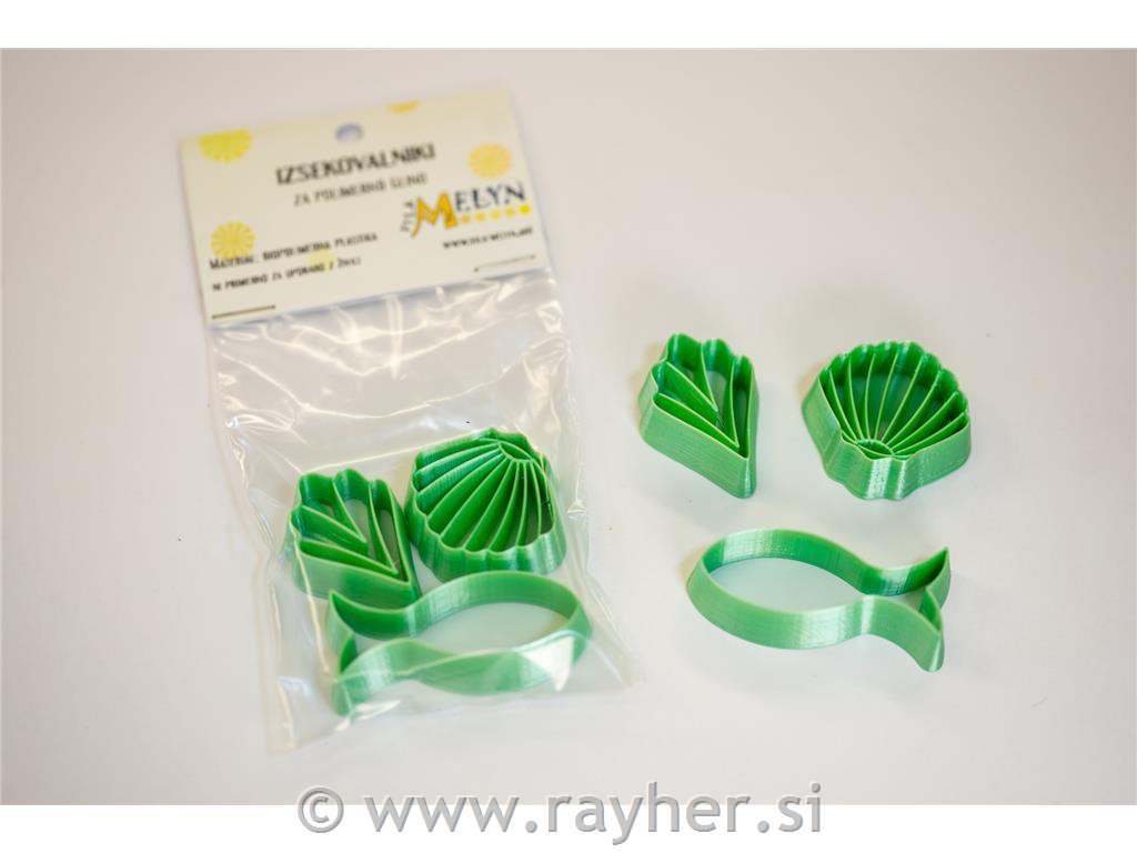 Rezači ljetni 30-45 mm set 3
