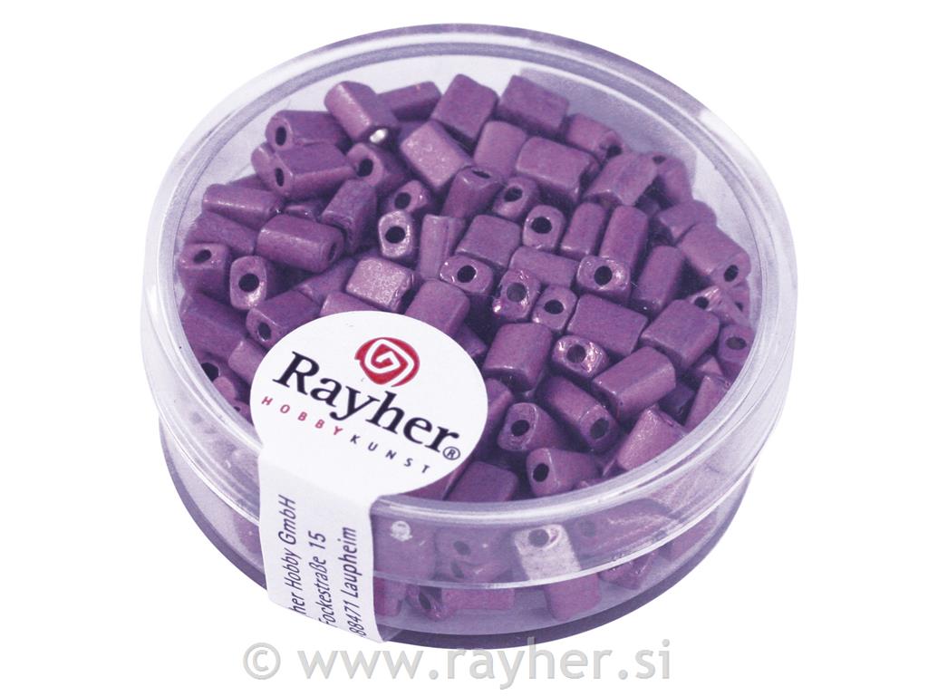 Metallic Rocailles, pravokutni štapiči 5X3,5MM