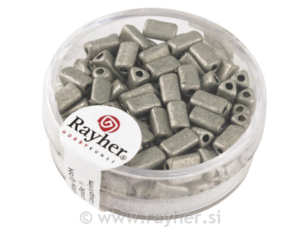 Metallic Rocailles, trikutni štapići 7X3,5MM