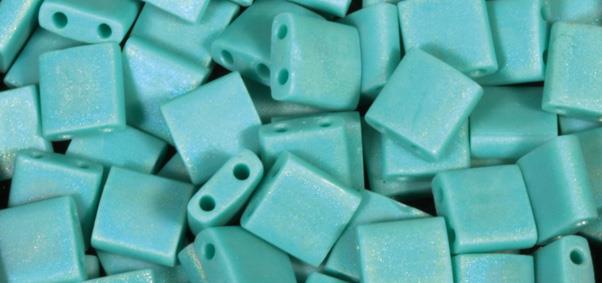 Miyuki Tila perle opak, smrznuti izgled 5X5X1,9MM