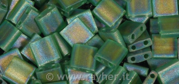 Miyuki Tila perle prosojne, smrznuti izgled 5X5X1,9MM