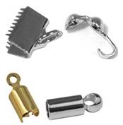 Clip for ribbons, leather, string