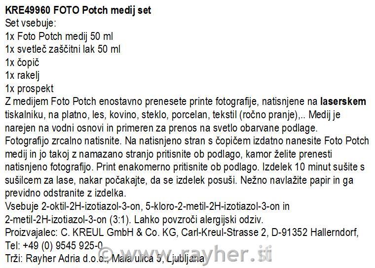 Foto Transfer Potch set