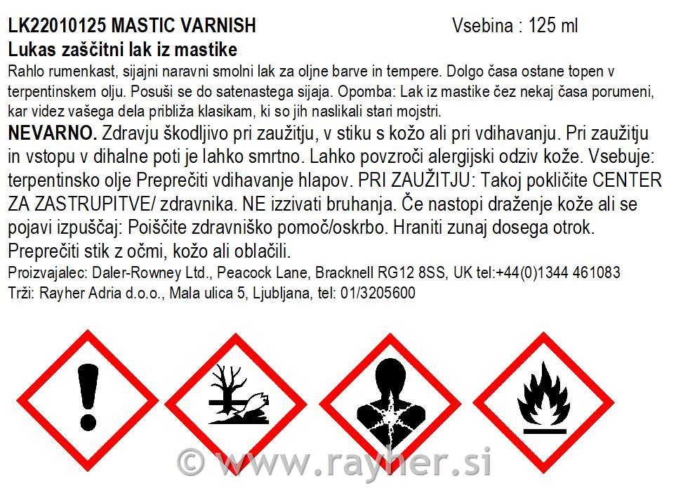 Lukas zaštitni lak od mastike 125 ml