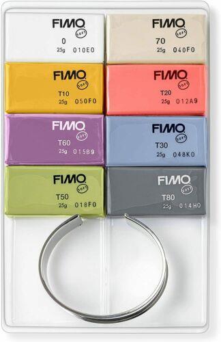 FIMO Soft set Trend 8x25g + osnova za zapestnico