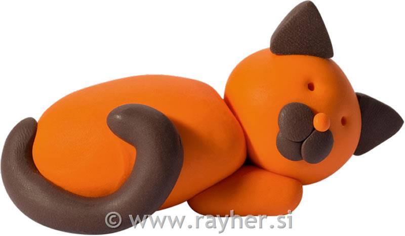 FIMO Kids set hišni ljubljenčki, 4x42g, modelirka, navodila,