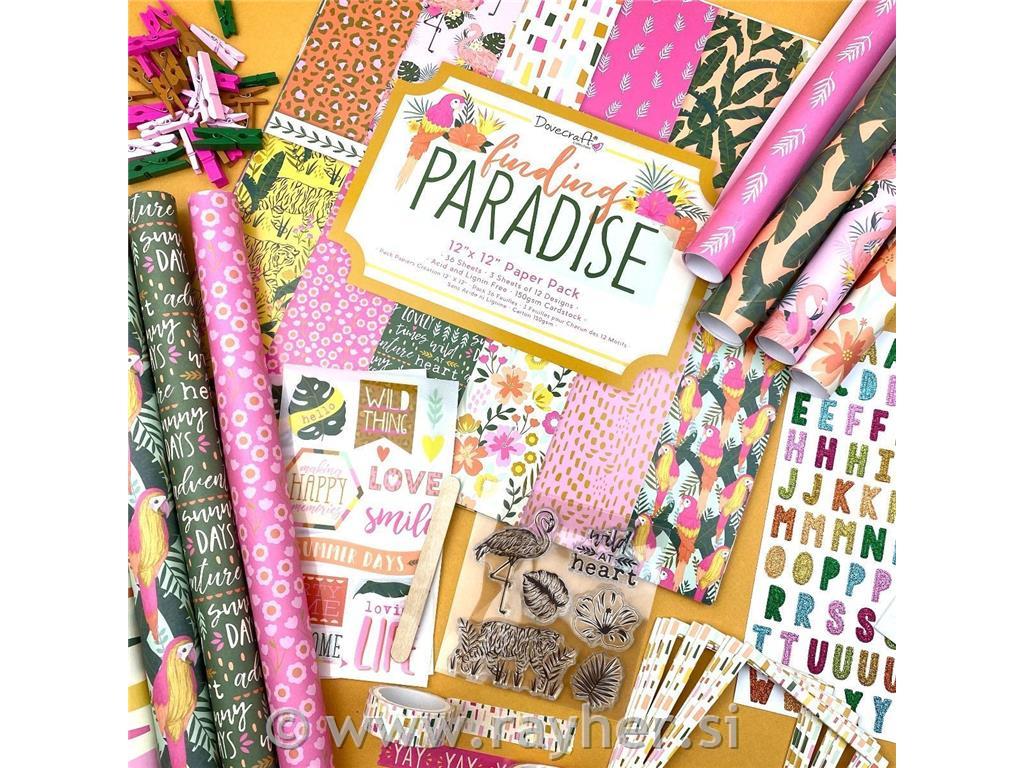 Set papira Find. Paradise 30.5x30.5 cm36 papira