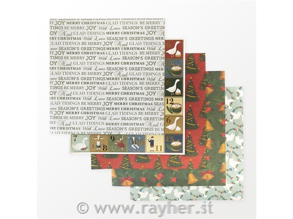 Set papira 12 Days of Christmas 30,5x30,
