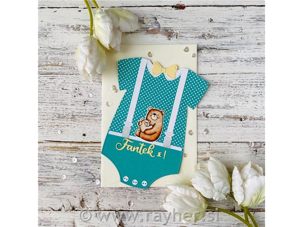 Cutting die Baby bears