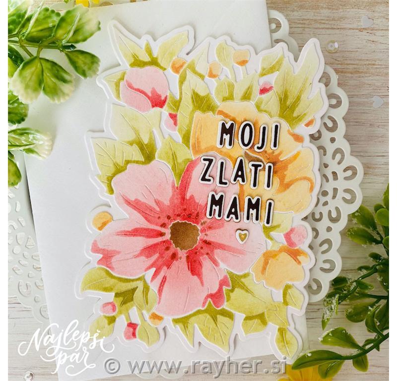 Rezač Pozadina s cvijećem