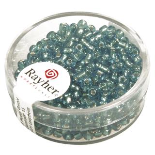 Perle sa središtem srebra, 2.6 mm o, tirkiz, 16 g