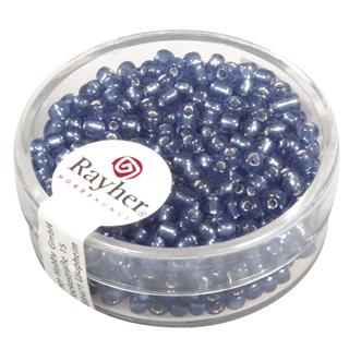 Perle sa središtem srebra, 2.6 mm o, svijetlo plava, 16 g