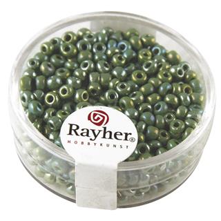 Perle opak, 2,6 mm o, zeleno, 17g