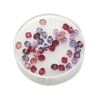 Swarovski kristalne perle, lila barve, 6 mm, 25 kom.