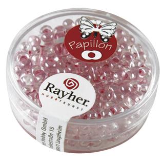 Perle leptiri 3,2x6,5 mm sv.roza, 18 g