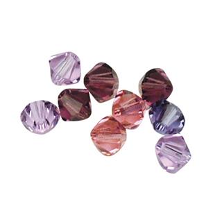 Swarovski brušeni kristal perla, lila t,4 mm o, 50 kom.