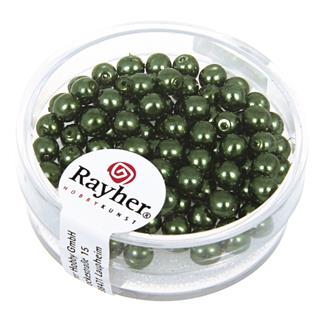Perle staklo "Renaissance", smaragd. Zelena, oko 4 mm, 85 kom.
