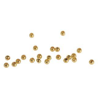 Perle kovinske, 3mm o, zlata, 22 kosov