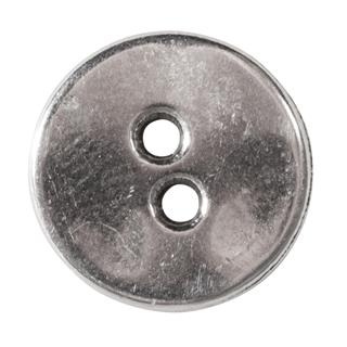 Kovinski element Button, 1.4cm o, srebrn