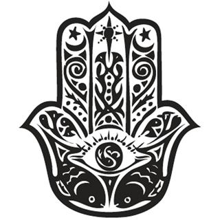Pečat „Hamsa ruka”, 3cm