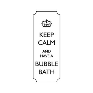 Pečat"Keep calm and have a bubble..."x7cm