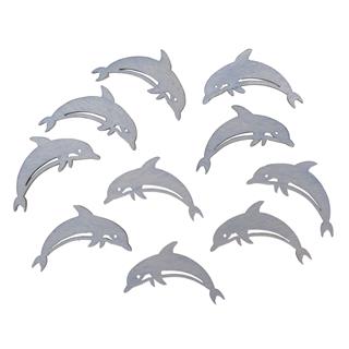 Drveni ukrasi,delfin, 4.5x2.5cm, set 10
