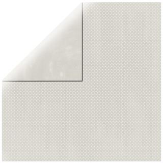 Scrapbooking papir Double dot, siva, 30.5x30.5cm, 190g/m2