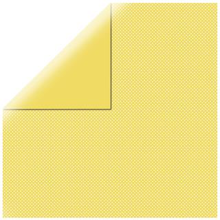 Scrapbooking papir s točkicama, žuti, 30.5x30.5cm, 190g/m2