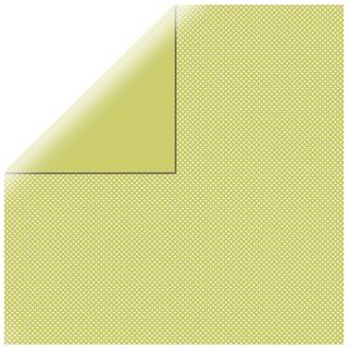 Scrapbooking papir s točkicama, limeta,30.5x30.5cm, 190g/m2