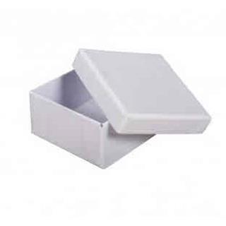 Kutije od papirne mase, bijele, 6x6x3cm,kvadratne, set 4